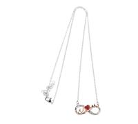 CTIRCHIU Elegant Dainty Crystal Heart Necklace for Women Touch with Korean Japanese Elements Refined Luxury Design Mother Day Birthdays