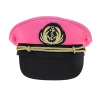 CTIRCHIU Embroidered Cotton Navy Captain Hat for Dress Up Party and Cosplay Classic Nautical Design for Halloween Christmas Sailboat Events and More