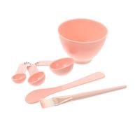 CTIRCHIU Face Mask Tool Sets Portable for Women 6pcs with Mixing Bowls for Easy Skincare Bar Spoon, Brush and Spatula Facial Mask Beauty Tools in Pp, Nylon and Wooden Materials