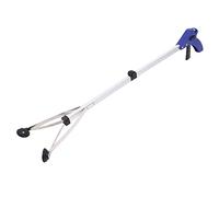 CTIRCHIU Foldable Aluminum Alloy Trash Picker Grabber Reacher Tool Lightweight 36 Long Reach Litter Pick-up Tool for Gardening Rubbish Collection and Disabled Assistance (White)