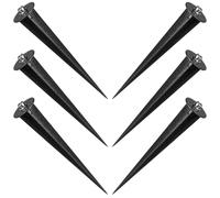 CTIRCHIU Garden Light Stakes Screws and Firmly Grip the Ground Aluminium Alloy 6pcs Replacement Stakes for Landscape Lights for Outdoor Path