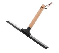 CTIRCHIU Glass Squeegee with Wooden Handle 12 Inch, Silicone Window Scraper for Car and Shower Door Cleaning, Bathroom Mirror Wiper for Home and Vehicle Use