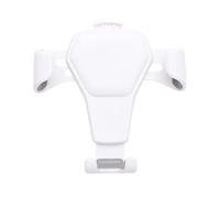CTIRCHIU Gravity Car Phone Holder for Dashboard Air Vent One-hand Operation Mobile Stand with Automatic Locking for Safe Driving White