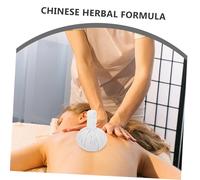 CTIRCHIU Herbal Heat Compress Ball Soft Portable Massage Ball for Relief and Relaxation Pure White Large Moxa Bag Suitable for All Ages and Easy Heating in Boiled Water