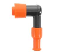 CTIRCHIU High Pressure Cap Boot Cover 90 Degree for 50-250cc, Orange Ignition Coil Resistor Compatible with Atv Quad Scooter Vehicles