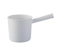 CTIRCHIU Kitchen Utensil Plastic Water Ladle White with Long Handle Thickened Handle and Integral Molding, for Washing Vegetables and Boiling Soup for Kitchen and Bath