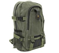 CTIRCHIU Large Capacity Green Canvas Backpack Multifunction Casual Satchel Stylish and Roomy School Bag for Students and Men Suitable for Shopping and Wandering with Friends