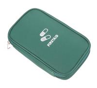 CTIRCHIU Large Medicine Bag Portable Medicine Pouch Travel First Aid Bag Lightweight Oxford Cloth Large Capacity Green Storage Organizer for Boat and Bike Use