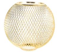 CTIRCHIU Metal Iron Pendant Lamp Shade Hollow-Out Wire Mesh Sphere 150Mm Gold Decorative Hanging Light Cover for Dining Room Home Ceiling Light