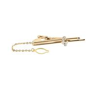CTIRCHIU Metal Tie Clip for Men Gold Musical Note Tie Clip for Banquet Men's Decorative Sturdy Jewelry