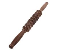 CTIRCHIU Muscle Massager Wooden Roller Stick for Effective Manual Massage Techniques Providing Full Body Relief and Portable Use on Back and Neck