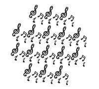 CTIRCHIU Musical Confetti Music Note Decoration 1 Pack Black Plastic Assorted Style Reusable Confetti Elegant Design for Table Scatter Music Party Wedding Birthday Baby Shower Festival