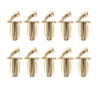 CTIRCHIU Nail Rings with Enhanced Protection for Women 10pcs Adjustable Golden Alloy Retro Stylish Finger Nail Rings and Comfortable Wear for Manicure and Social Events