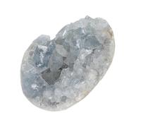 CTIRCHIU Natural Celestite Crystal Cluster Specimen with Irregular Shape, Unique Natural Formation Crystal Stone for Relaxation Environments and Collectible Display, Tranquility