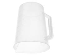 CTIRCHIU Oil Measuring Cup and Wear Resistant Plastic Material 3000ml Large Capacity with Anti-Scald Handle for Accurate Engine Oil Measurement in Garage or Workshop