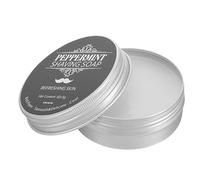 CTIRCHIU Peppermint Beard Shaving Soap for Men Portable Shave Soap Excellent Cleaning Effect Comfortable Texture for Home Skin Types Delicate Design for