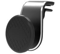 CTIRCHIU Phone Holder Car Magnetic Air Outlet Mobile Phone Support for Man Woman Safe Stable Silicone Magnet Metal Simple Style 2.44x2.36x1.57inch Black for Driving The Car and Using Gps