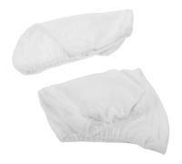 CTIRCHIU Plush Skating Boot Covers Protective Sleeve for Size 34-38 1 Pair White Elastic and Washable with Stretch Design for Figure Skating Practices