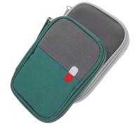 CTIRCHIU Portable Mini Medicine Storage Bag 2Pcs Pill Pouches with Zipper for Flights and Car First Aid Kit