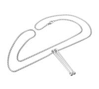 CTIRCHIU Punk Drumsticks Pendant Necklace for Women and Men Unique Stainless Steel Design for Drummers Everyday Wear Suitable for Parties Clubs and Special Occasions