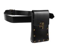 CTIRCHIU Punk Style Delicate Waist Bag for Women Adjustable Fashionable Fanny Pack Pu Material for Travel Daily Essentials