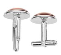 CTIRCHIU Rainbow Pattern Zinc Alloy Cufflinks for Men, 1 Pair Classic and Trendy Shirt Cuff Sleeve Accessories, Easy to Use Versatile Accessory Suitable for Formal and Business Occasions