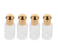 CTIRCHIU Refillable Essential Oil Dropper Bottles Made of Environmentally Friendly Synthetic Material 4pcs 12ml Easy to Press Liquid Dispensing for Travel Use Suitable for Toiletries
