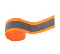 CTIRCHIU Reflective Ribbon Sew on Strip 1 Roll Orange Polyester 5 Meters