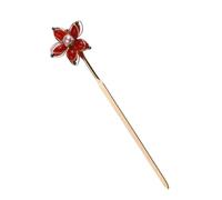 CTIRCHIU Retro Oriental Hair Chopstick with Floral Design Handmade Smooth Hairpin for Hanfu and Spring Festival Headdress Elegant Vintage Hair Stick for Women