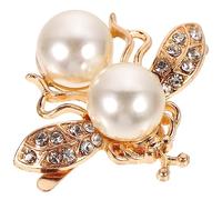CTIRCHIU Rhinestone Bee Shoe Clip Buckle Elegant Bridal Shoe Decor Versatile for Weddings Engagements and Parties Creative Pearl Embellishment for Flats Sandals and Boots