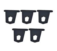 CTIRCHIU Rv with Good Load-Bearing Capacity 5pcs Awning Black Hook Rubber and Sturdy Design for Awning Strip Channels, for Camping and Traveling Accessories