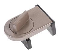 CTIRCHIU Safety Sliding Window Lock for Sliding Glass Doors, Aluminium Alloy and Rubber Construction, Suitable for Window and Door Slide Thickness 0-2.5cm, for Home Childproofing