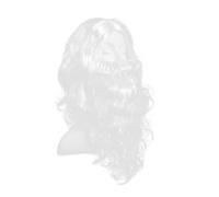 CTIRCHIU Santa Claus Beard Wig Christmas Cosplay Props Lightweight Soft Elastic Band for Party Masquerade Carnival Festive Decoration