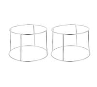 CTIRCHIU Seafood Tray Holder Stable 2pcs Stainless Steel Double-layer Grill Pan Support, Silver Restaurant Plate Rack for Dinner Occasions Daily Use