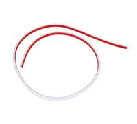 CTIRCHIU Self-Adhesive White PVC Wall Corner Molding Trim 1m Roll 1.2cm Wide 0.6cm Thick Peel and Stick Wall Decorative Edge for Living Room Ceiling and Mirror Frame