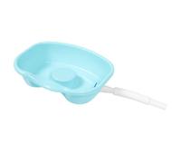 CTIRCHIU Shampoo Bowl Hair Washing Basin Portable Sink for Camping Plastic Curved Edge Ergonomic Basin Shape Comfortable Bed Hair Washing for Seniors Nurses