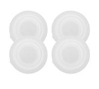 CTIRCHIU Silicone Water Bottle Stopper Replacement Cap Spill-Proof Sealing 4pcs Easy to Replace White Silicone Lid for Water Bottles, for Outdoor Sports and Travel