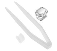 CTIRCHIU Silver Copper Mouth Teeth Grill Set for Adults Comfortable and Long Time Using Hip Hop Party Accessory with Unique Look and Eye-catching Style