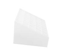 CTIRCHIU Slots Lipstick Storage Box White Makeup Organizer Holder for Home and Shop Cosmetic Case for Lipstick Jewelry and Mini Essentials Space Saving Desktop Storage Canister