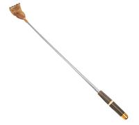 CTIRCHIU Sturdy Metal Back Scratcher with Adjustable Length and Bead Extension Rod, Portable Handheld Massage Tool for Reaching Hard-to-Reach Places, for Adults and People of Ages