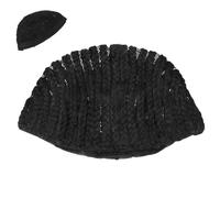 CTIRCHIU Synthetic Crochet Braids Hair Wig Headpiece for Women, Black Fiber Material DIY Styling Feature, for Photography and Fancy Makeup Sessions