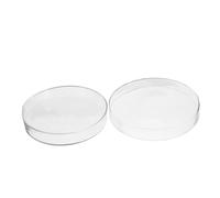 CTIRCHIU Thickened Borosilicate Glass Petri Dish with Lids Autoclavable Culture Plates for Microbiology Studies and Science Education Laboratory Use