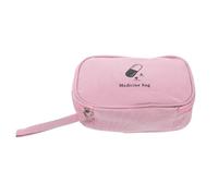 CTIRCHIU Travel Medication Organizer Pouch Portable Medical Supplies Bag for Emergency Use Compact Pill Storage Case for Travel Camping and Outdoor Activities