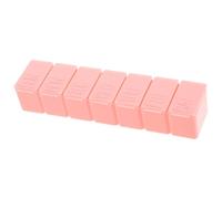 CTIRCHIU Weekly Medicine Organizer Slot Portable Pill Holder for Travel Compact Design for Daily Use Individual Lids for Freshness and Security Medication Storage