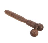 CTIRCHIU Wooden Facial Roller 2-rollers Face Massager Skin Care Tool with Double Spheres for Eye and Face Massage, Lightweight Chicken Wing Wood Manual Massage Device for Women’s Anti-aging Routine