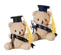 CtiUjdx 2 Pcs Graduation Bear, Graduation Presents, 13x9x7 cm Graduation Teddy Bears