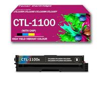 CTL-1100 High Capacity Toner Cartridges Set Compatible for Pantum CP1150DN CP1150DW CM1150DN CM1150DW CP1155DN CM1155ADN Series Printers, With Chip, BK/C/M/Y,Black-High Yield