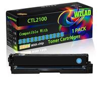 CTL2100 CTL-2100 Compatible for Pantum Toner Cartridges with Chip CP2100DN CP2100DW CM2100DN CM2100DW CM2100ADN Printers (1 Pack Cyan)
