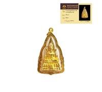 CTLHJ 05.Phra LP Sothorn Buddha amulet Thai amulet pendant for peace and wealth.Have an independent ID card, NO, Brass, No Gemstone