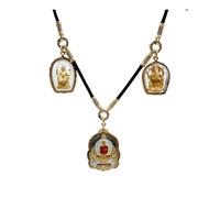 CTLHJ Thai amulet pendant Four-faced Buddha ，LP Ruay Buddha，Elephant God set，to bring good luck and blessings